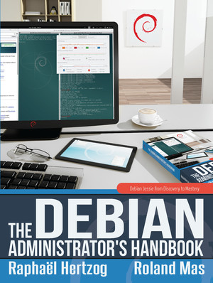 Cover of the Debian Administrator's Handbook (jessie version)