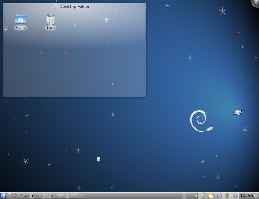The KDE desktop