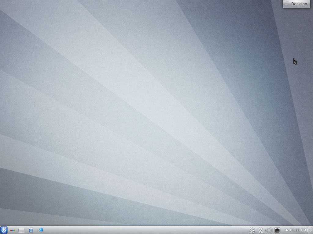 The KDE desktop